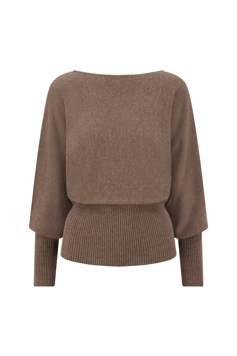 Cashmere Knit Dolman Top