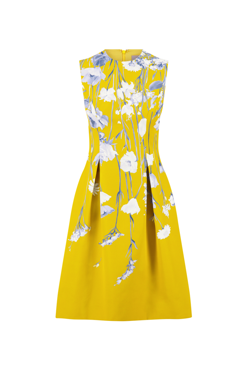 Floral Faille Betsy Dress
