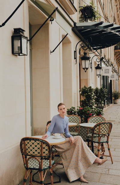 Pointelle Knit Cardigan