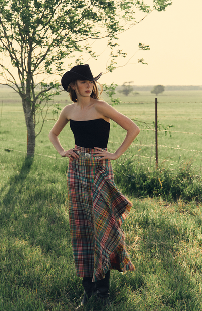 Fluid Crepe Draped Bustier