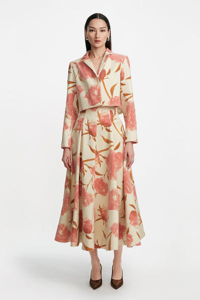 Floral Velvet Parker Skirt