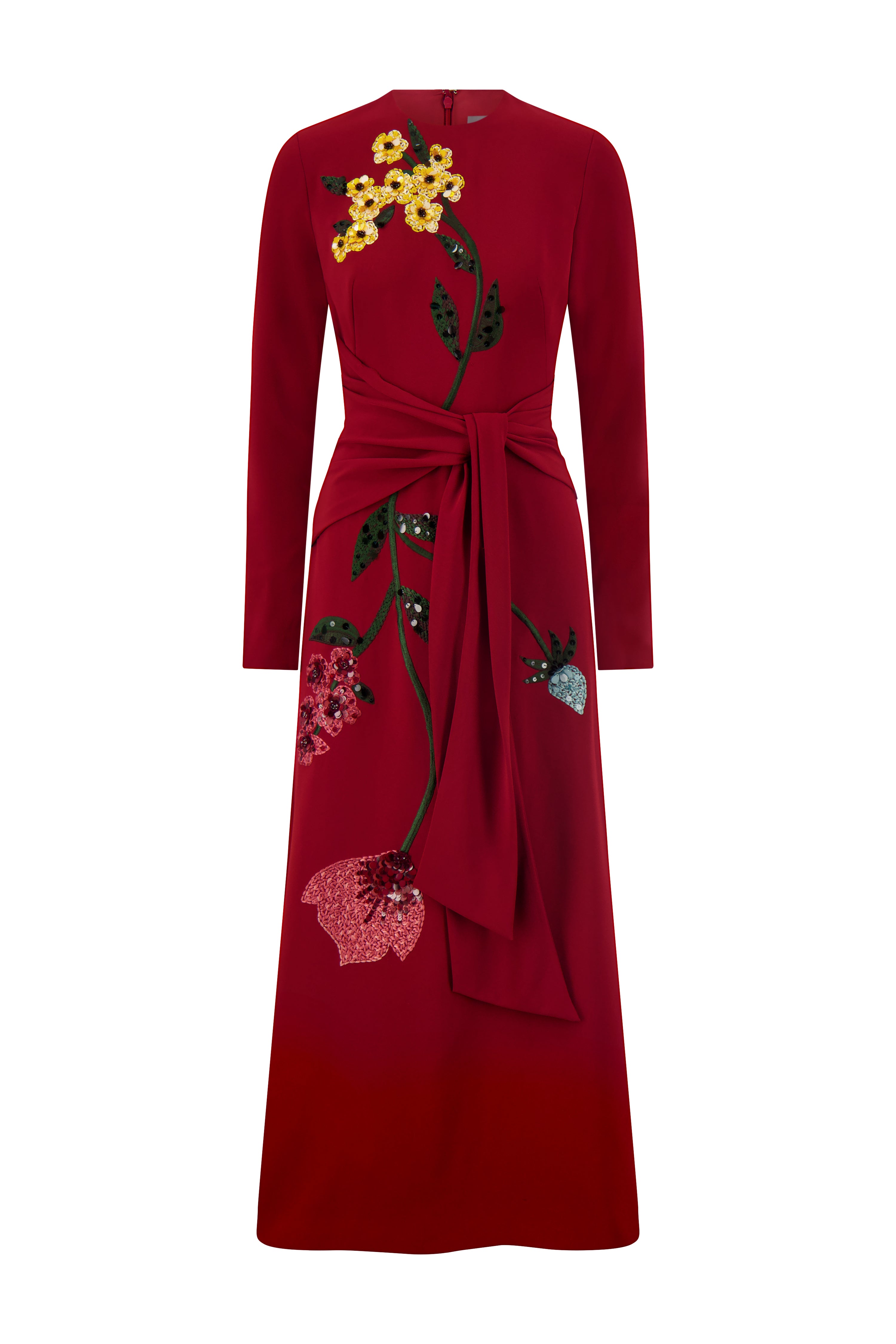 スーツ・フォーマル・ドレス le.ema flower design sleeve dress スーツ・フォーマル・ドレス le.ema flower design sleeve dress