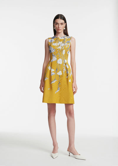 Floral Faille Betsy Dress