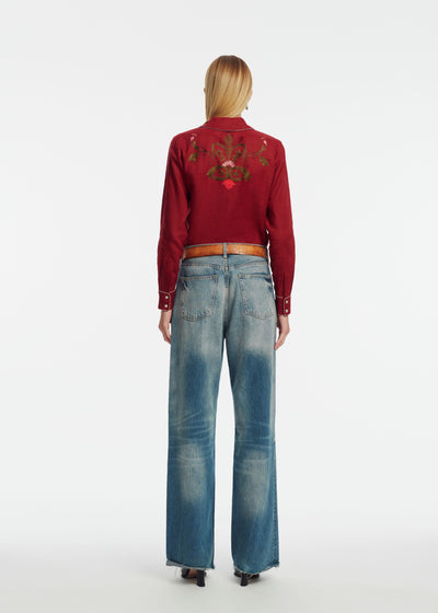 Thread Embroidery Shirt