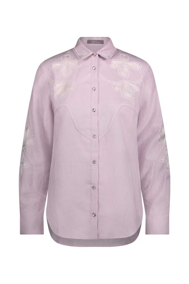 Thread Loop Embroidery Shirt