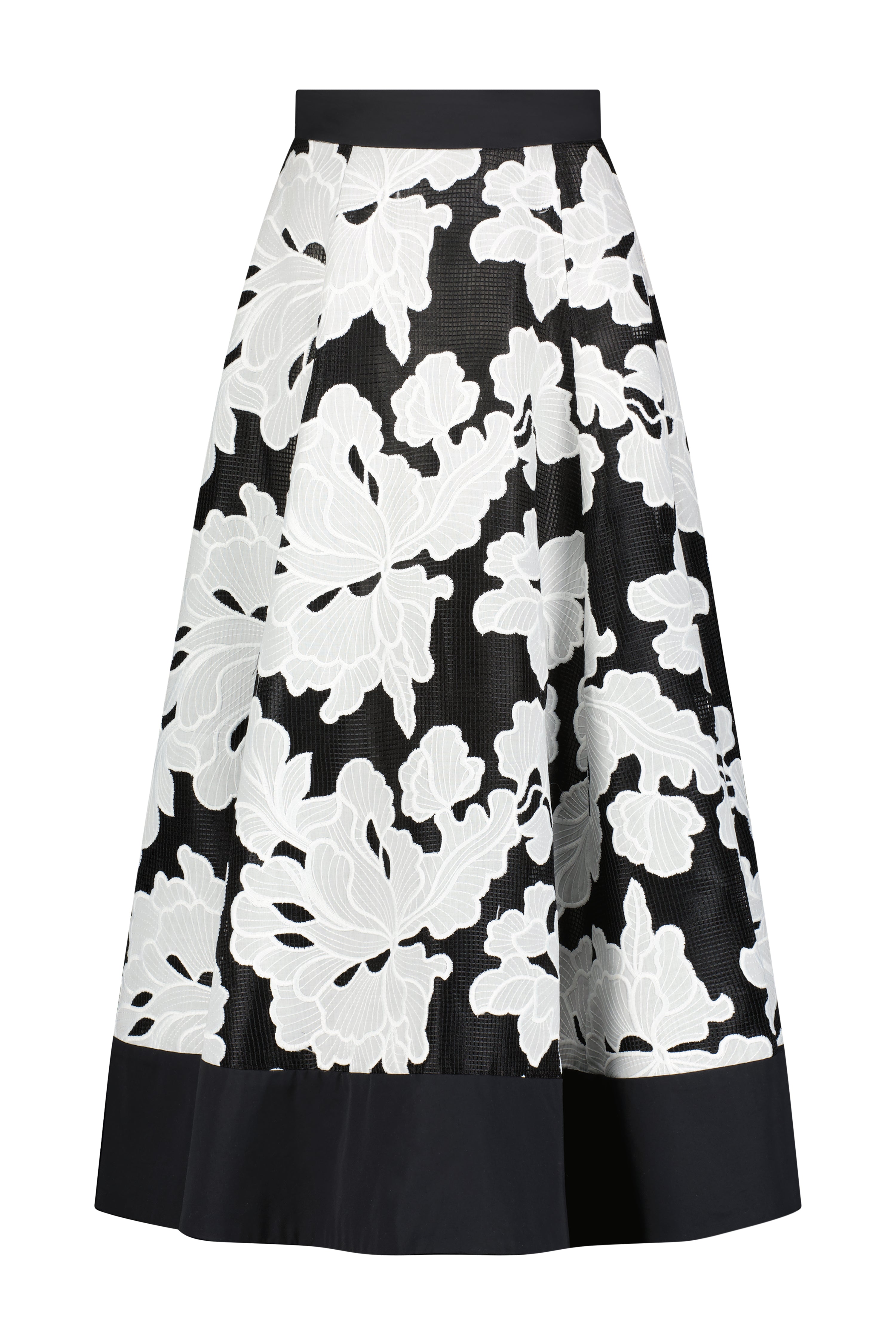 Floral Embroidered Lace Full Skirt – Lela Rose