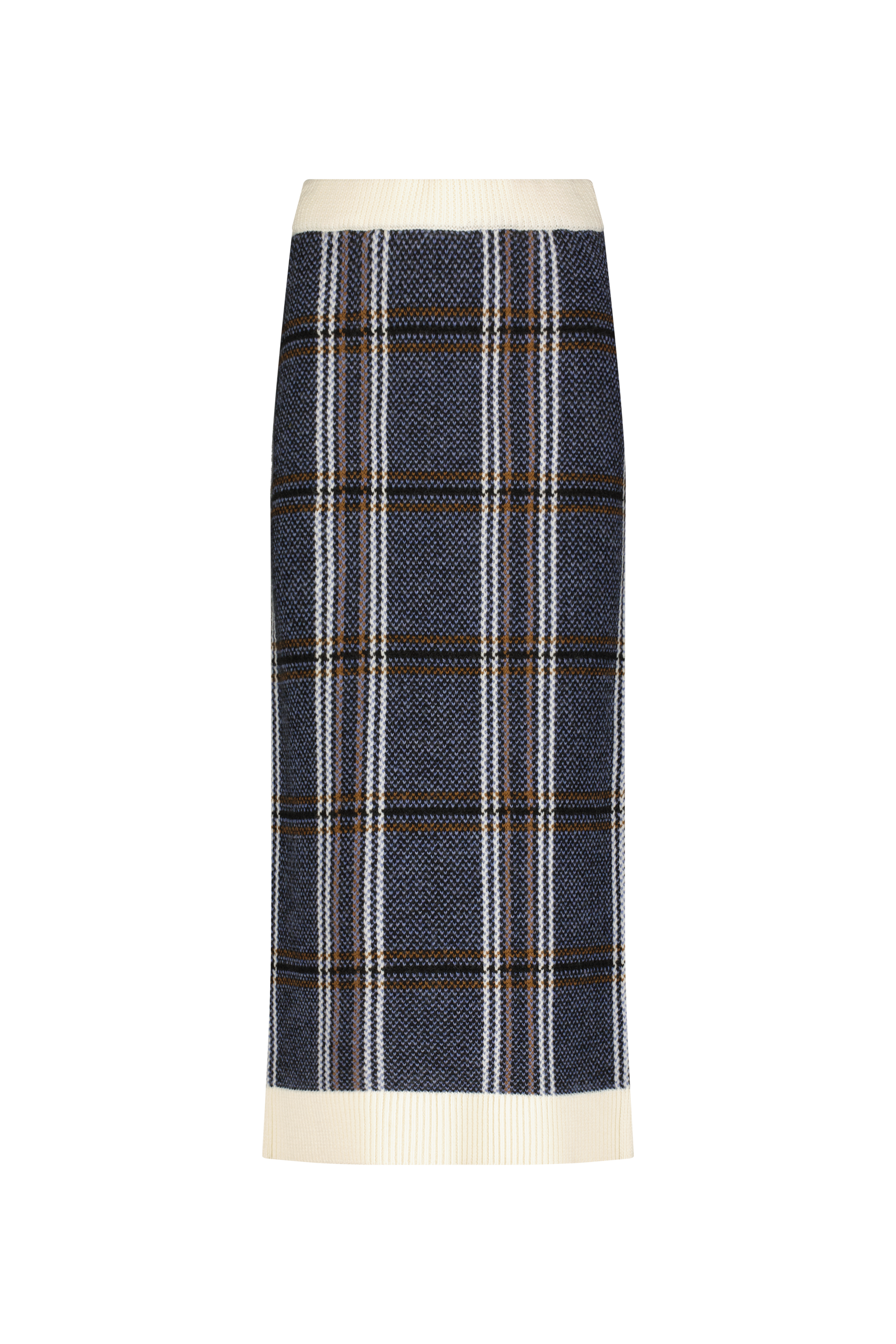Plaid Jacquard Knit Skirt – Lela Rose