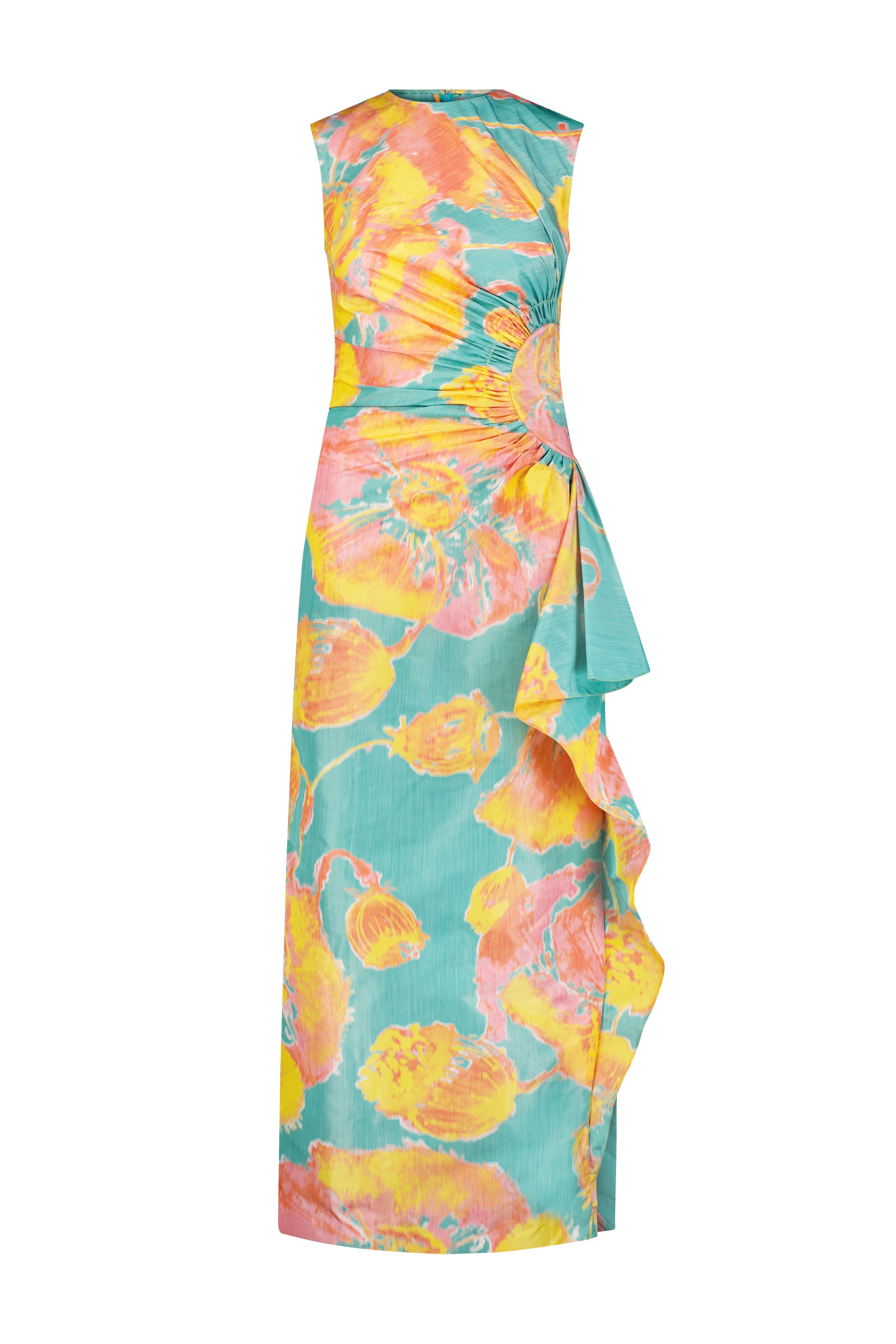 Orchid Silk Chiffon Gown