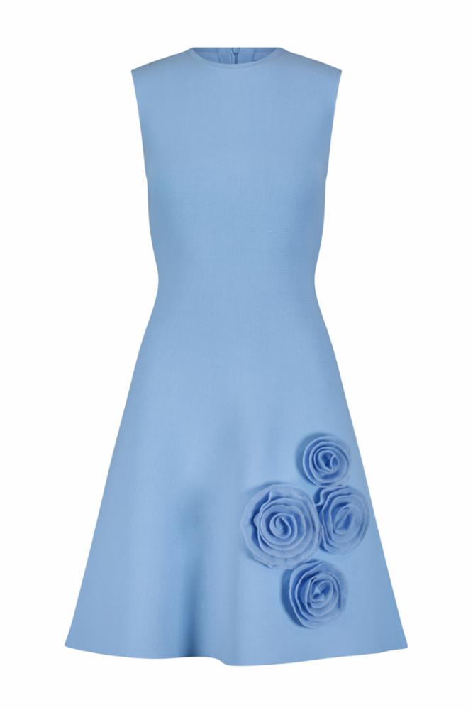 Rose Detail Knit Penelope Dress – Lela Rose