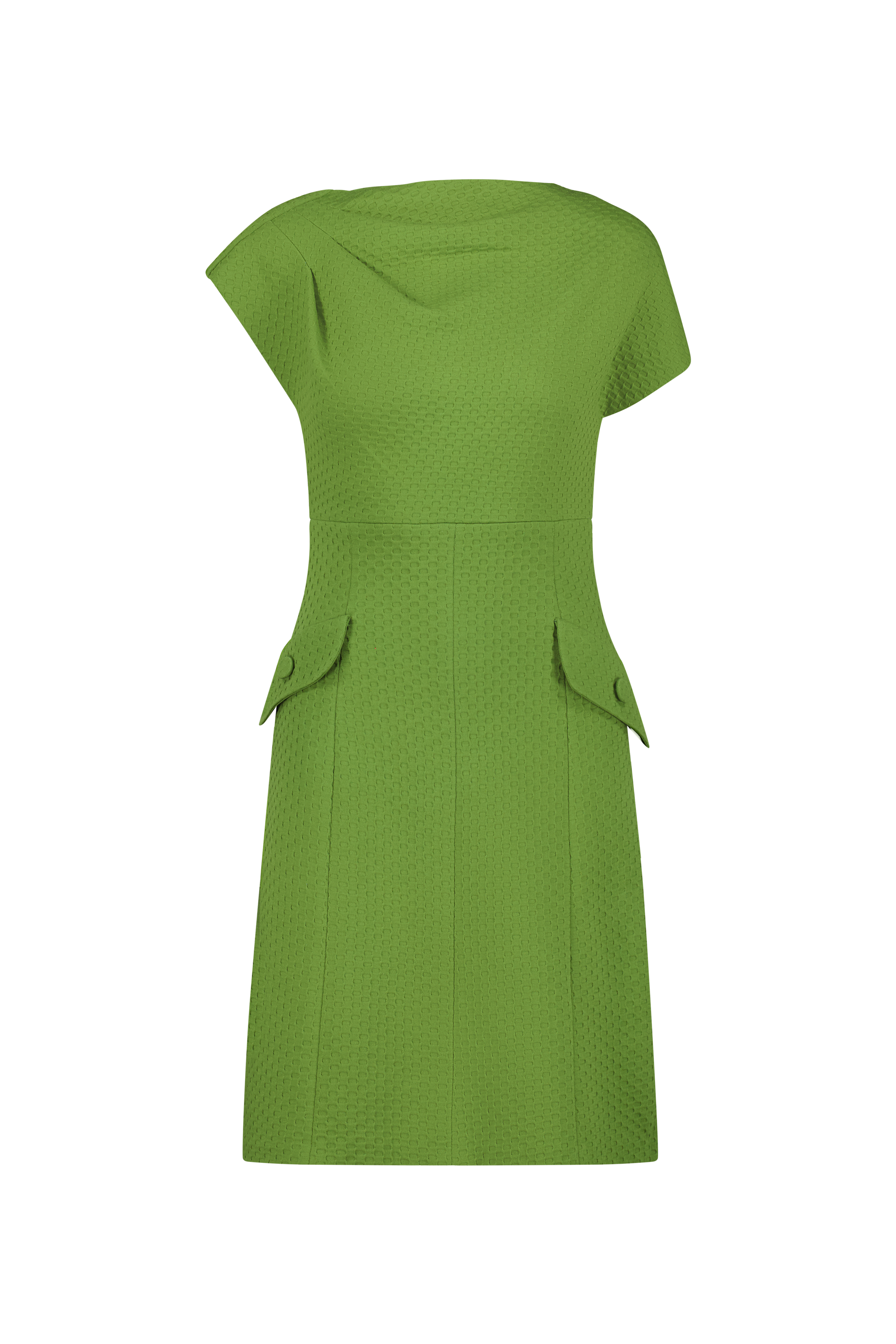 textured jersey dress Textured Jersey Draped Shoulder Dress – Lela Rose