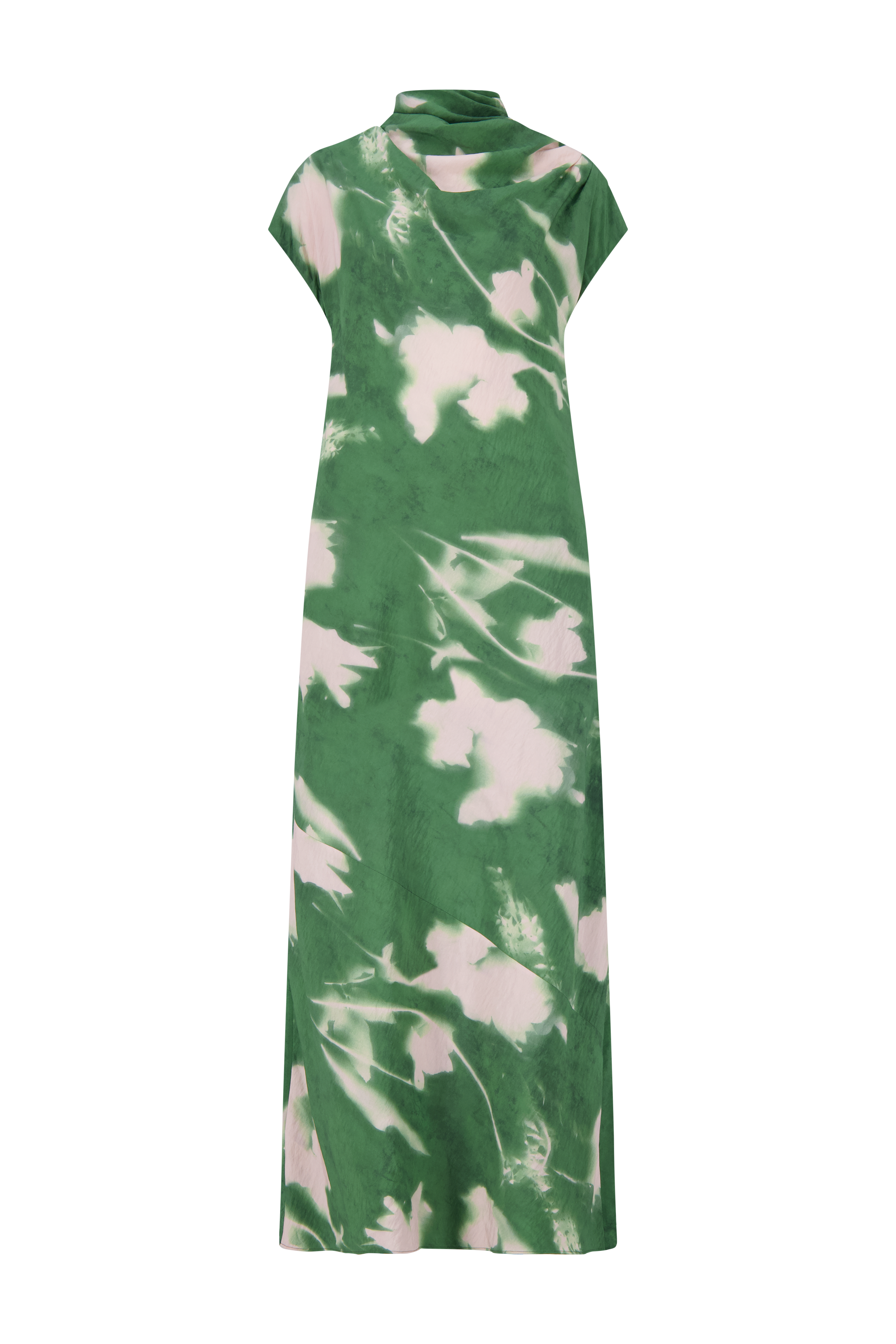 leela crepe maxi dress Lela Rose | Abstract Floral Crepe Draped Gown
