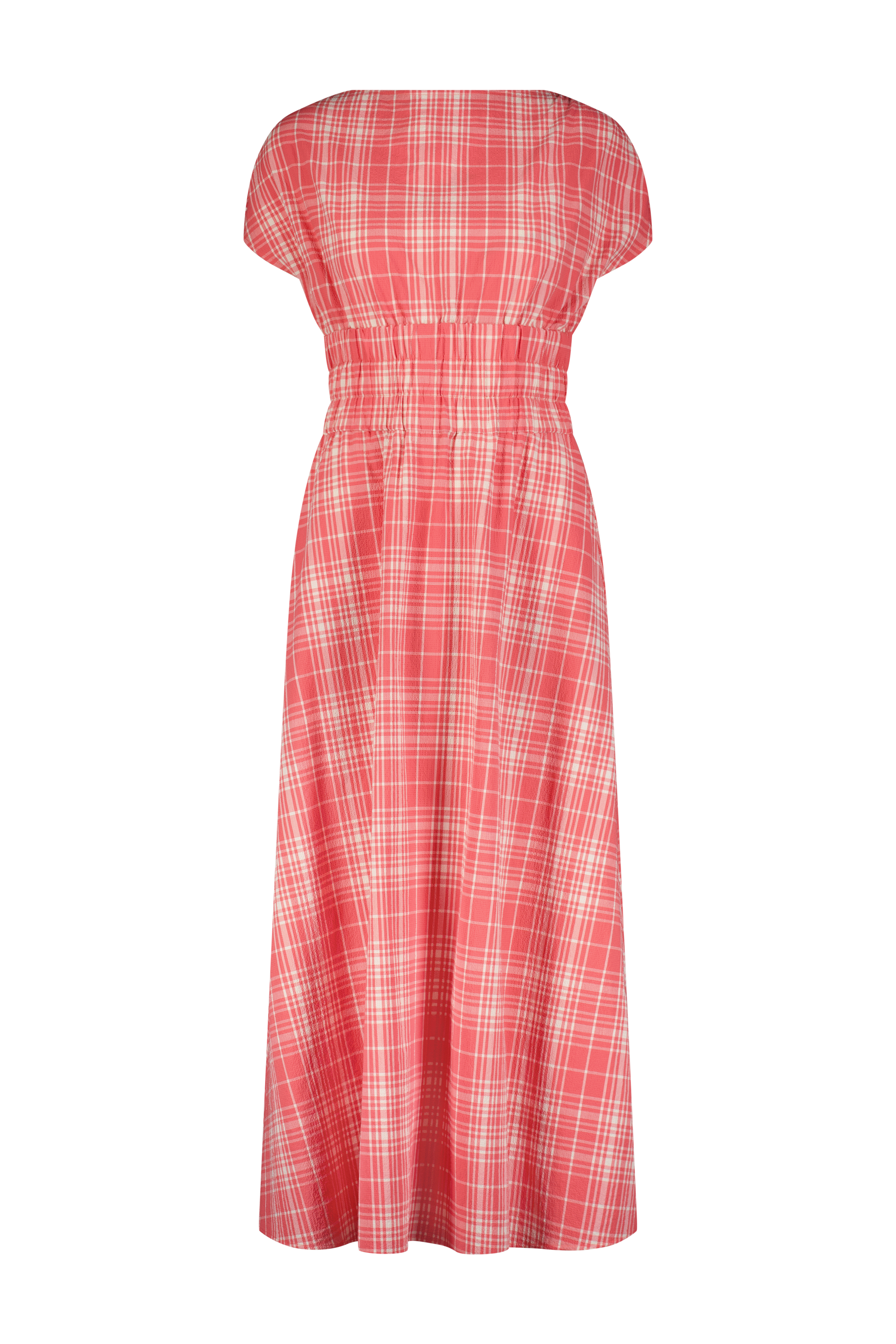 pink plaid midi dress adeline midi dress // pink plaid *zoco exclusive* xxxlarge