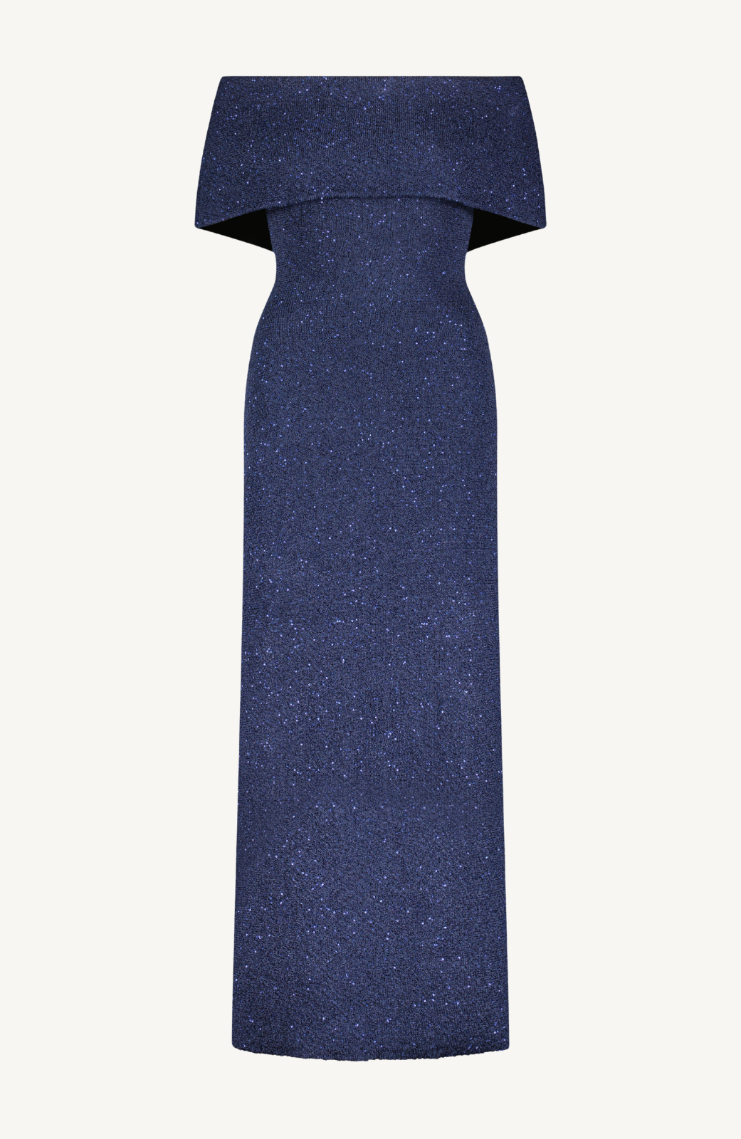 Sequin Knit Cuff Gown  Lela Rose