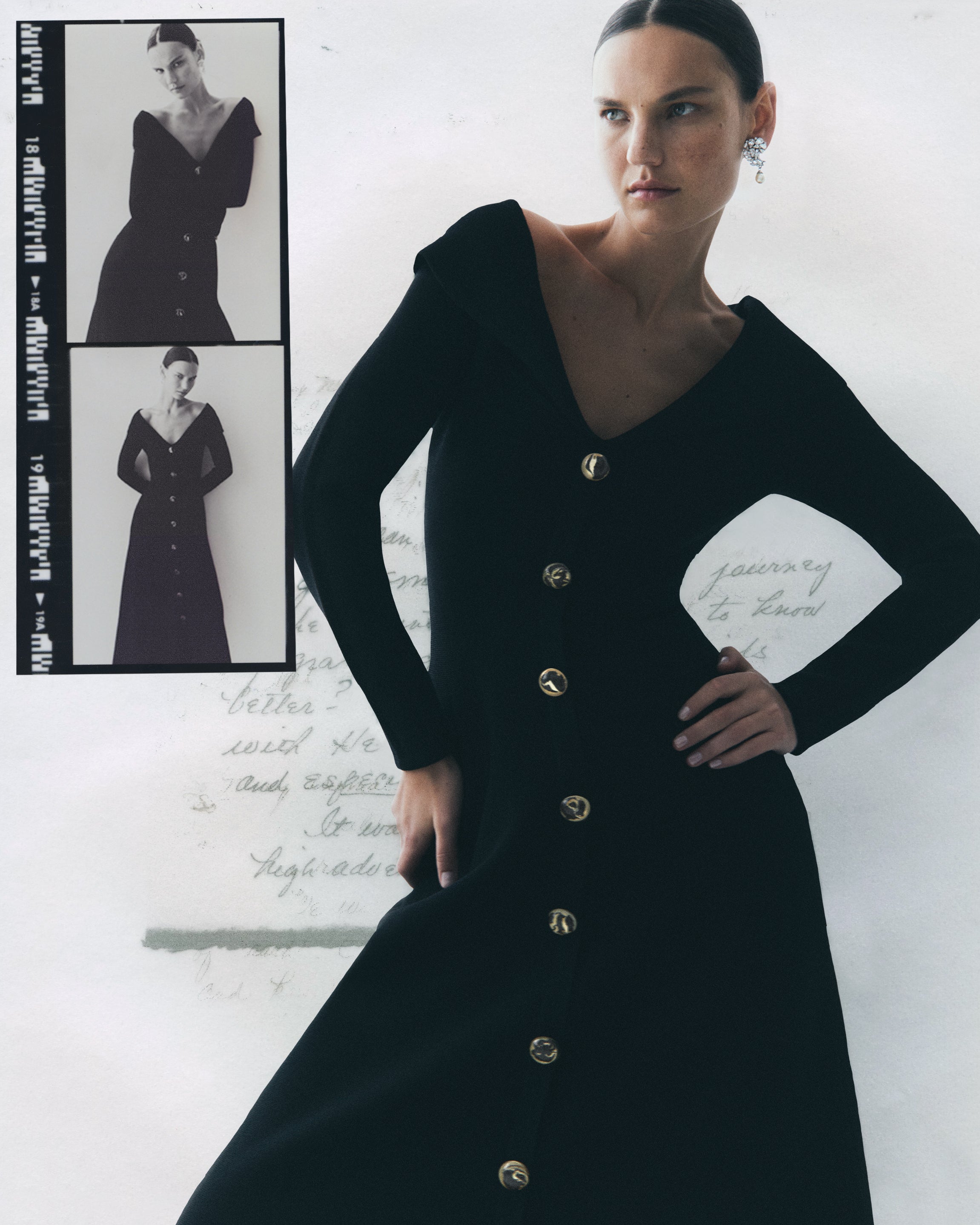 Button off shoulder dress online