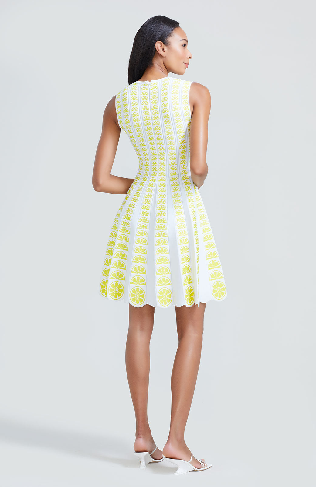 Linear Knit Sleeveless Dress – Lela Rose