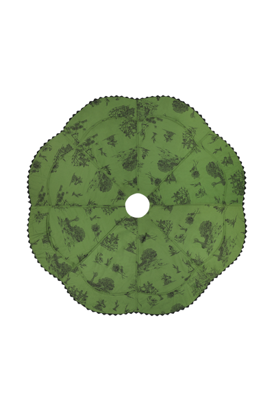 Reyrosa Toile Cotton Tree Skirt