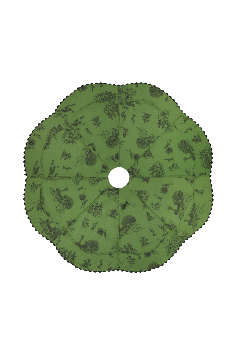 Reyrosa Toile Cotton Tree Skirt