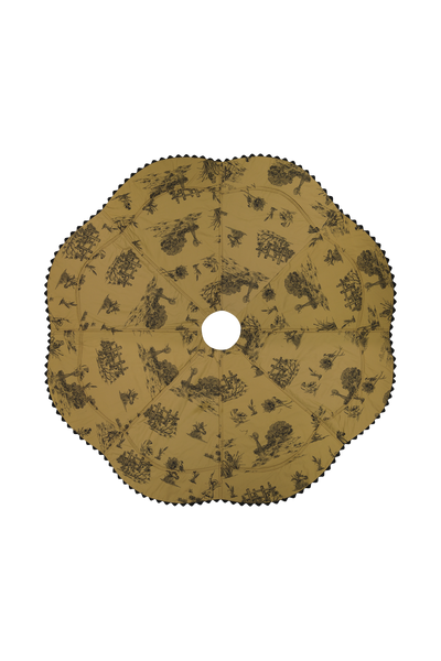 Reyrosa Toile Cotton Tree Skirt