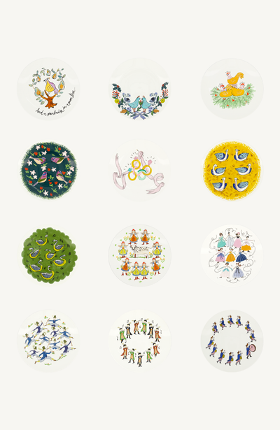 12 Days of Christmas Plates