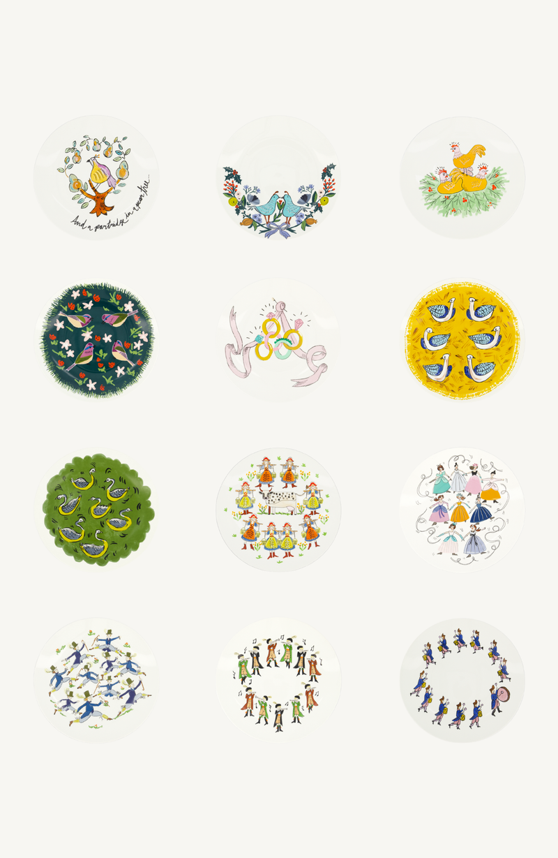 12 Days of Christmas Plates