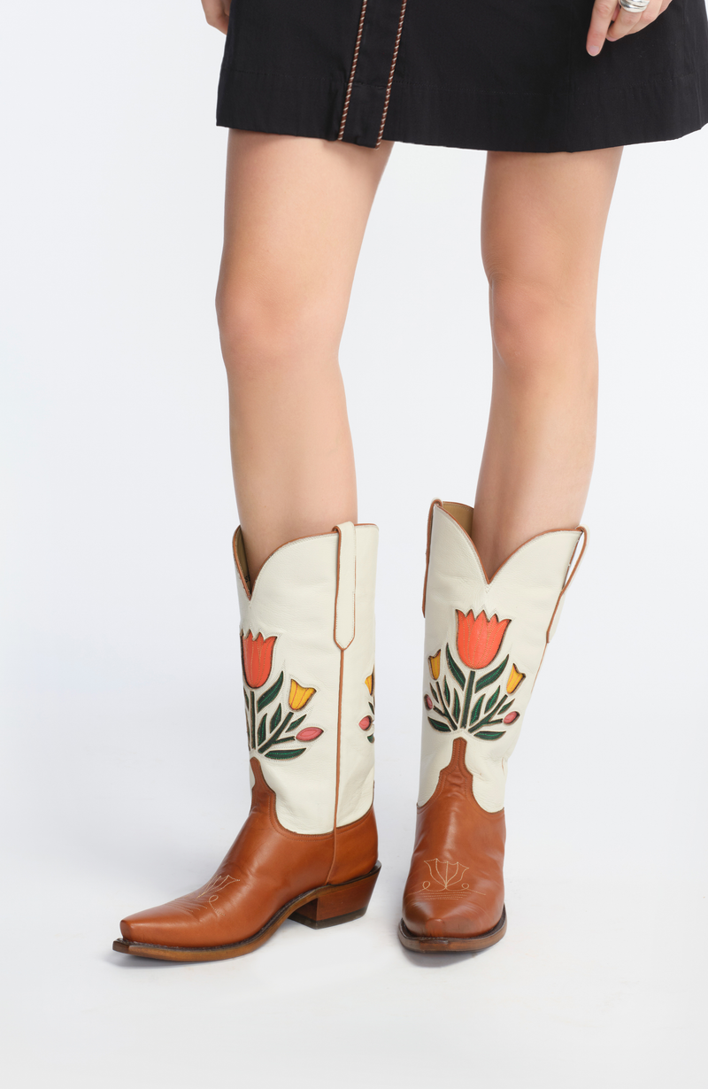 Lela Rose x Lucchese Roadrunner Boot