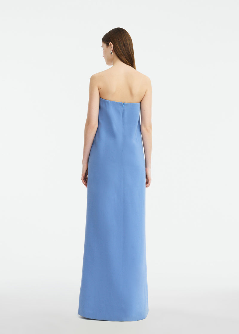 3D Peony Embroidered Faille Gown  Lela Rose