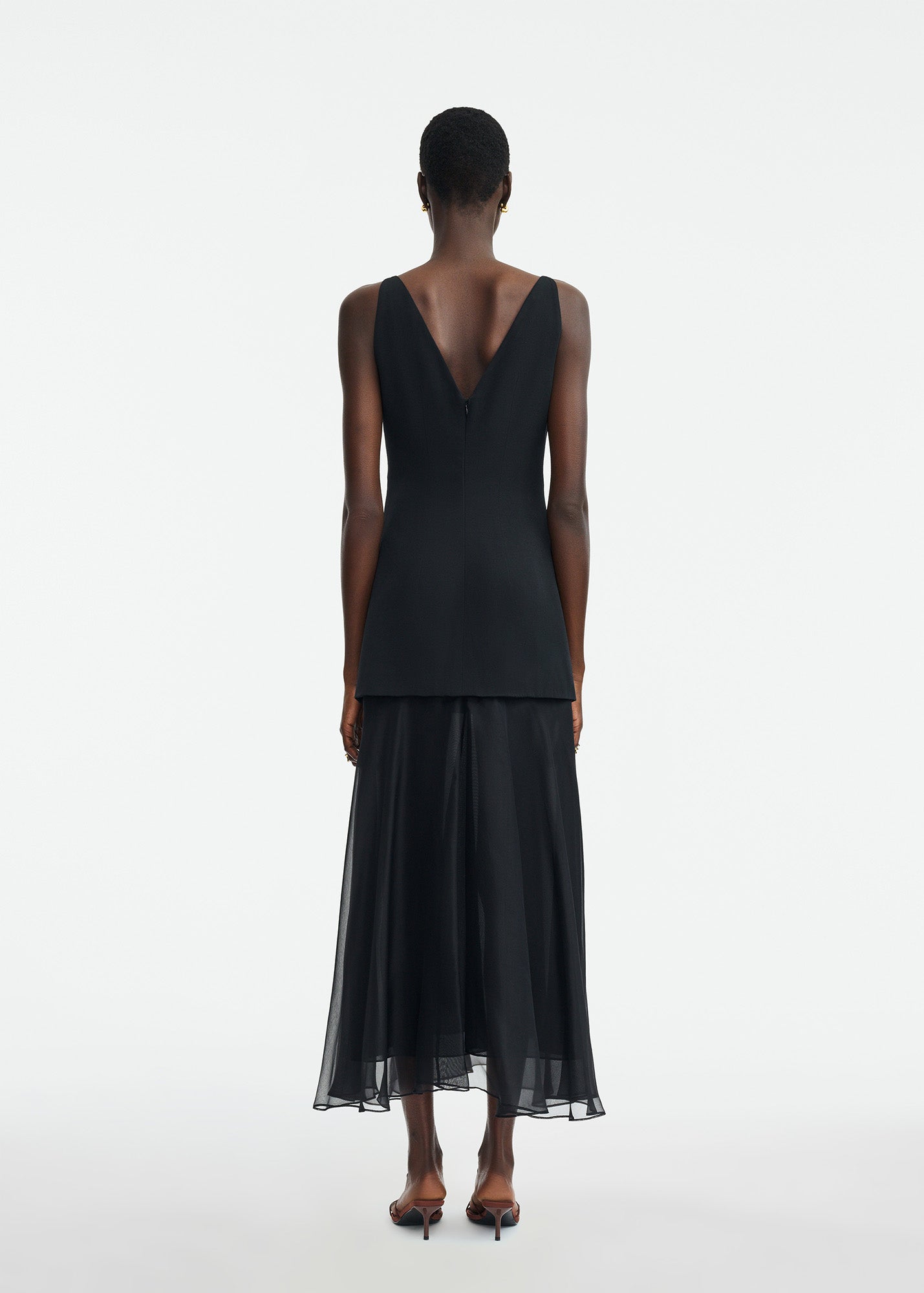 3D Peony Embroidered Faille V-Neck Dress – Lela Rose