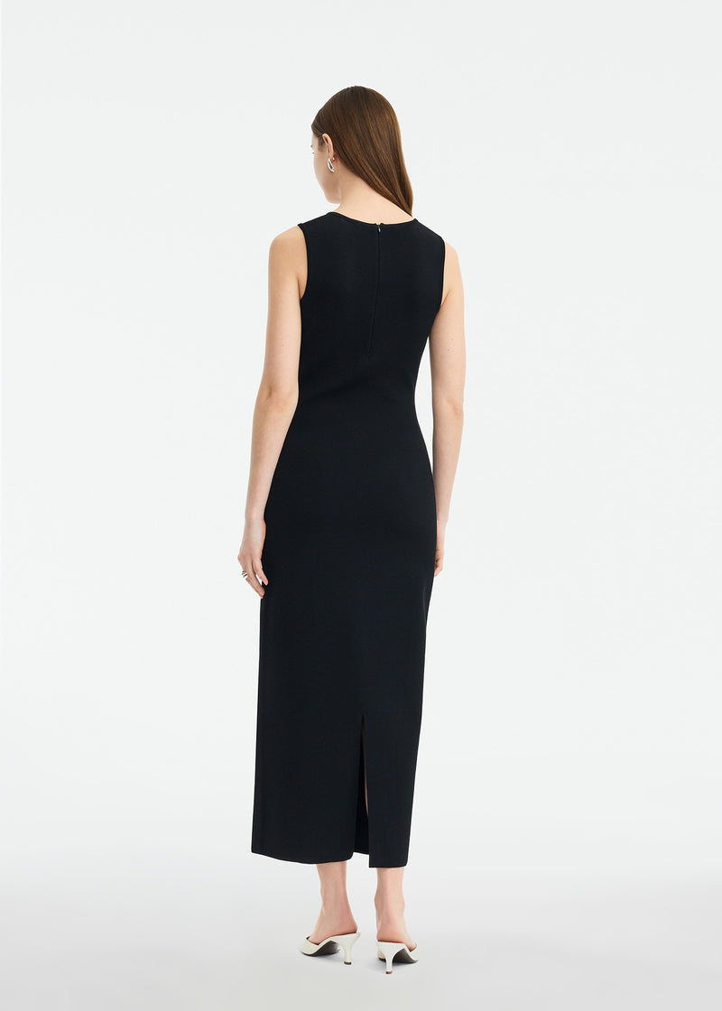 lela rose knit dress Lela Rose Crochet Appliqué Knit Dress