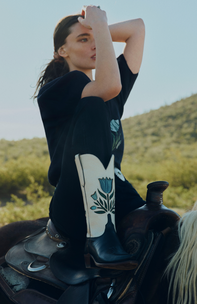 Lela Rose x Lucchese Roadrunner Boot