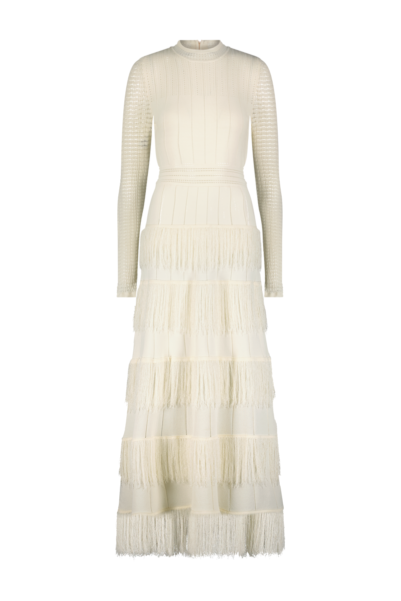 Fringe Knit Piper Dress