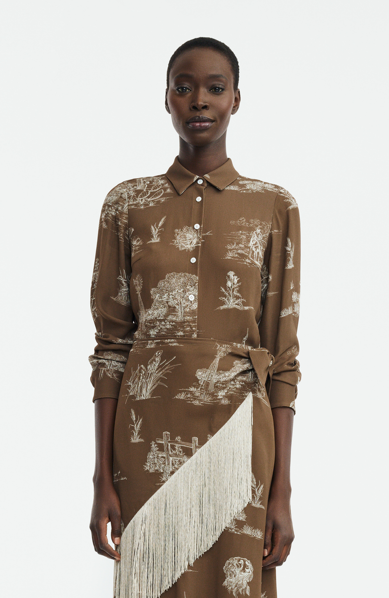 Reyrosa Georgette Shirt
