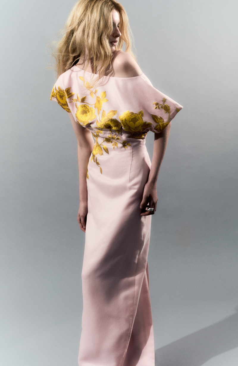 Rose Fil Coupe Column Gown – Lela Rose