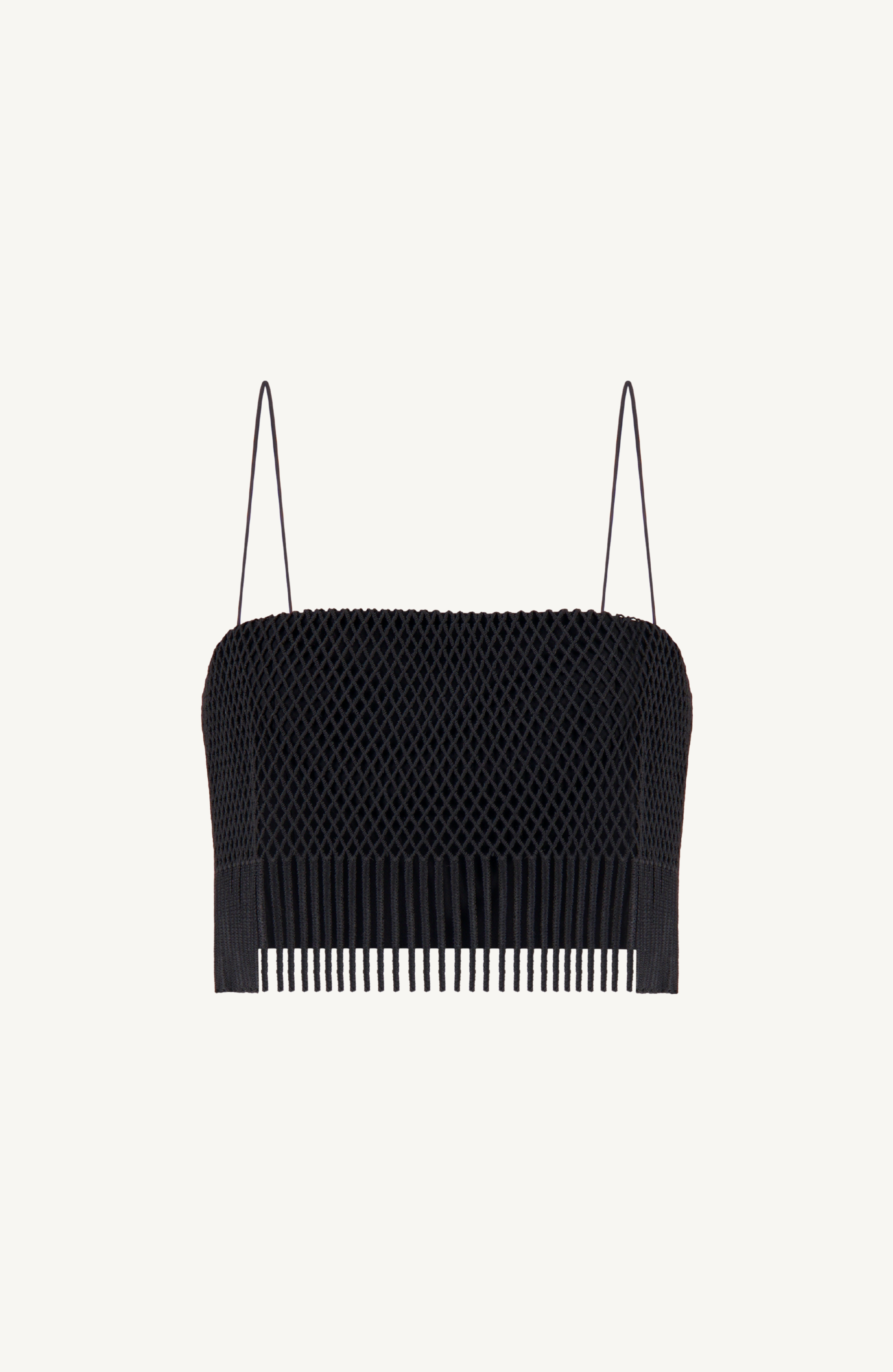 Macramé Lace Cropped Top – Lela Rose