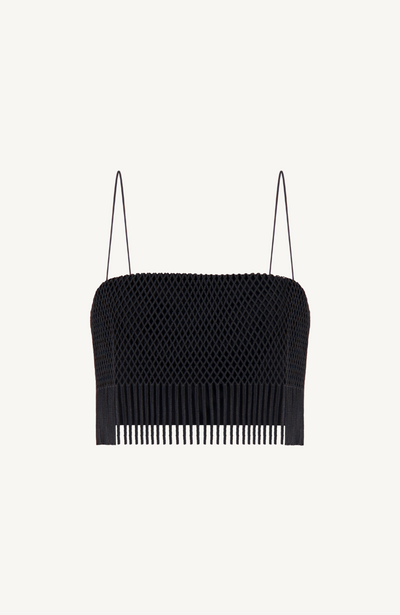 Macramé Lace Cropped Top