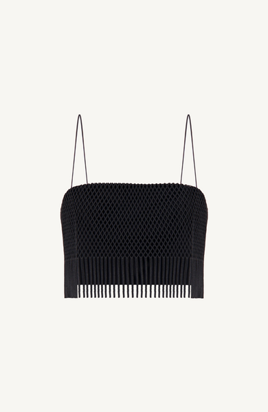 Macramé Lace Cropped Top – Lela Rose