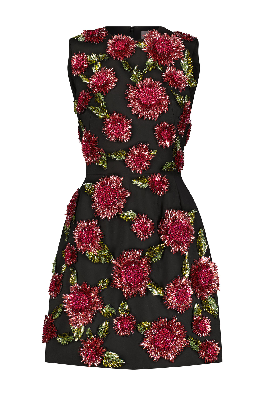 Floral Embroidery Sleeveless Dress – Lela Rose