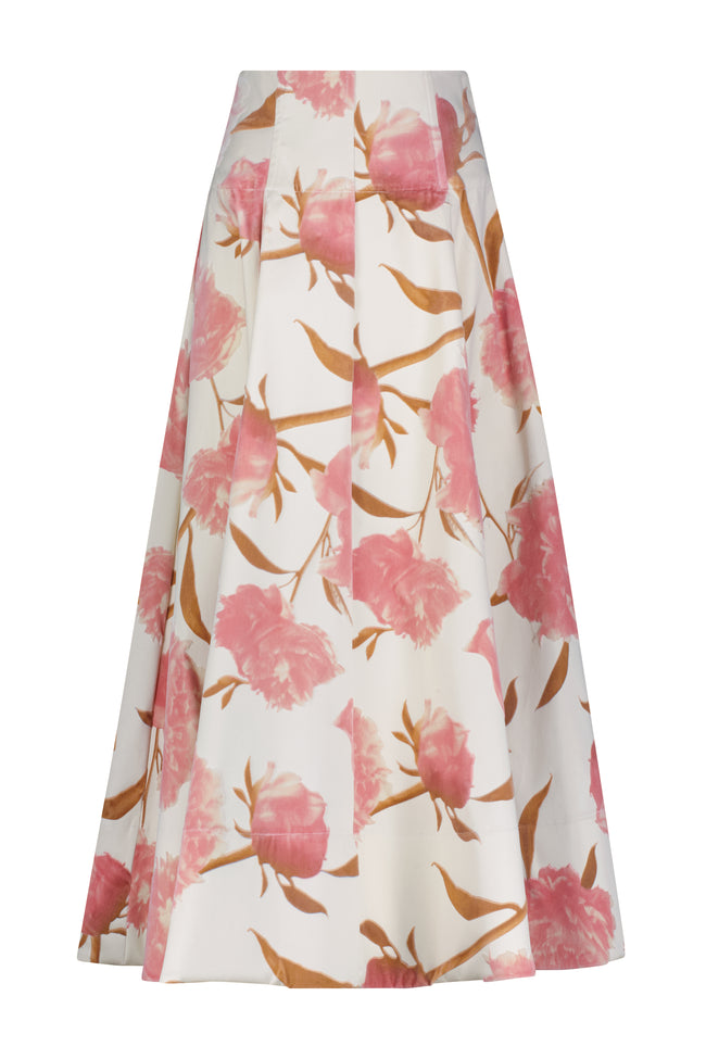 Floral Velvet Parker Skirt