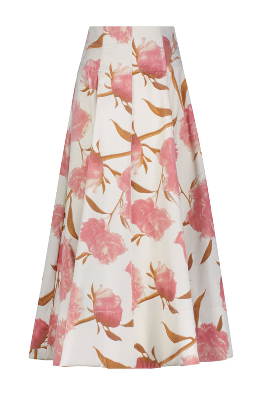 Floral Velvet Parker Skirt