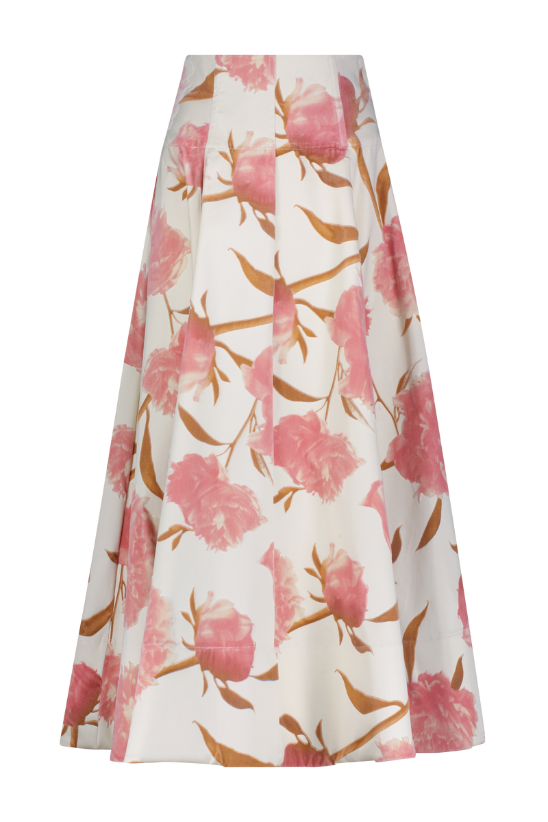Floral Velvet Parker Skirt