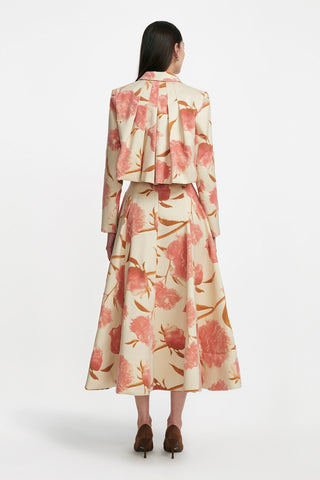Floral Velvet Parker Skirt