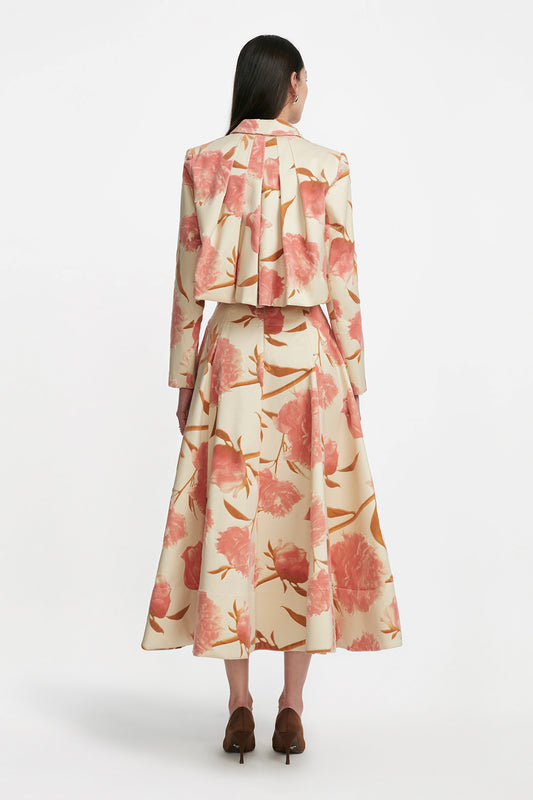 Floral Velvet Parker Skirt