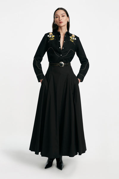Floral Embroidered Lace Natasha Dress Lela Rose Floral Embroidered Lace Natasha Dress Lela Rose