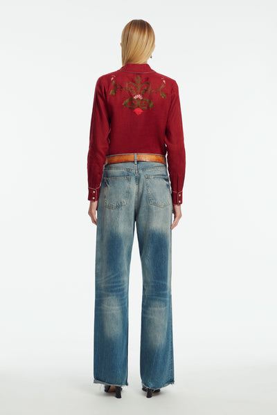 Thread Embroidery Shirt