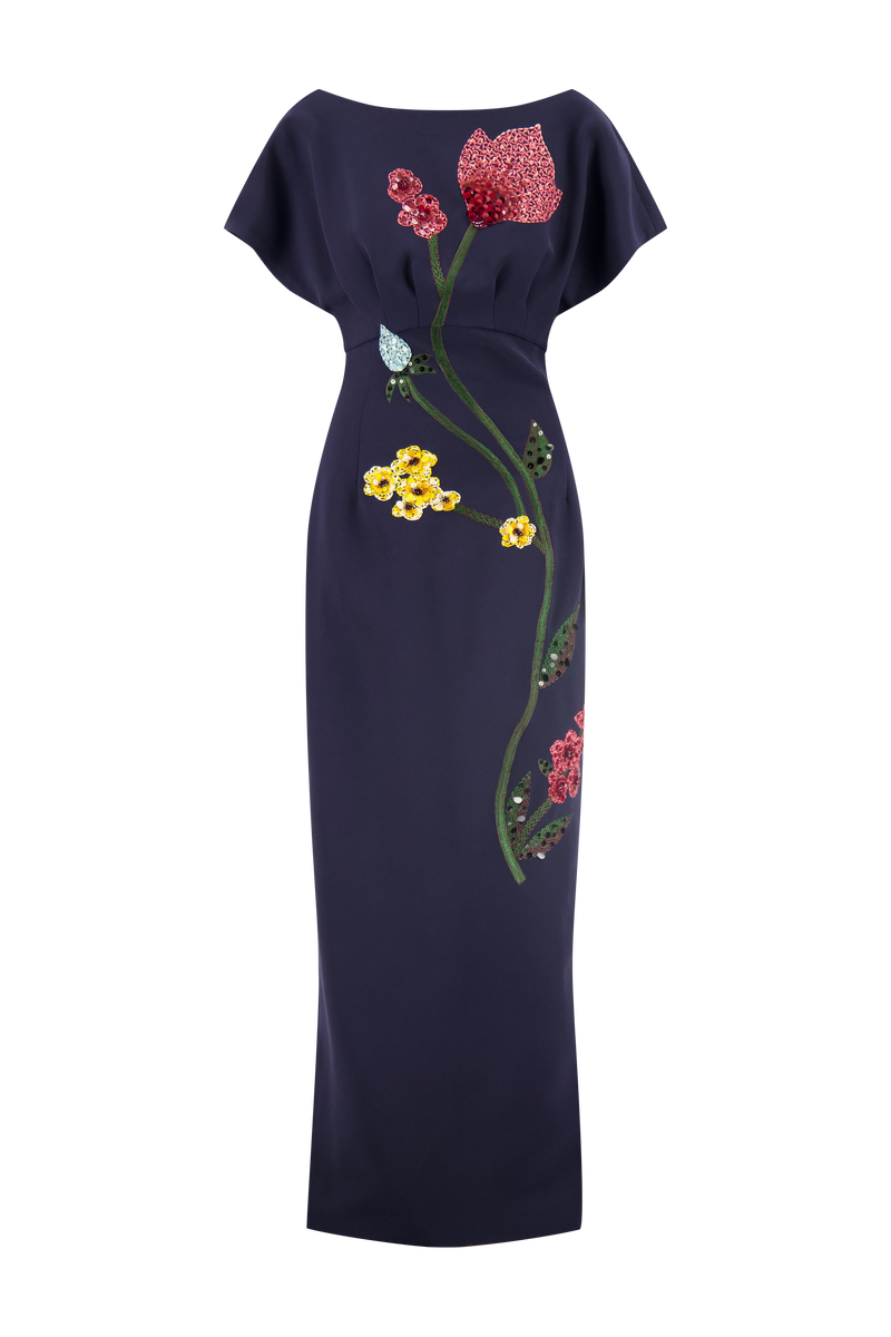 Floral Embroidery Savannah Gown