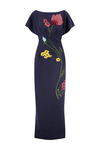 Floral Embroidery Savannah Gown