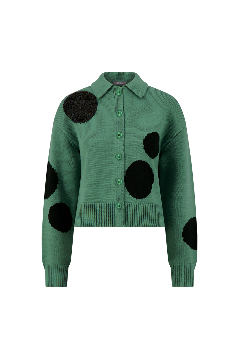Beaded Dot Cardigan