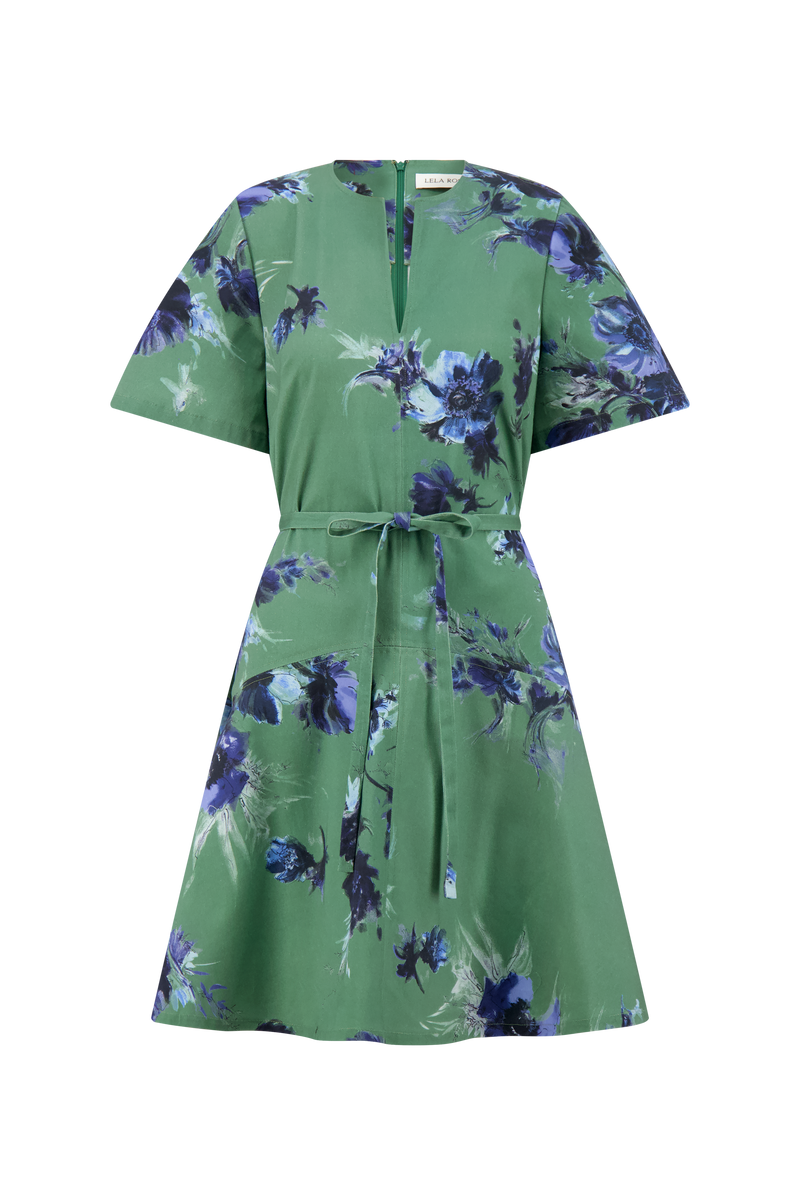 Floral Stretch Cotton Dress