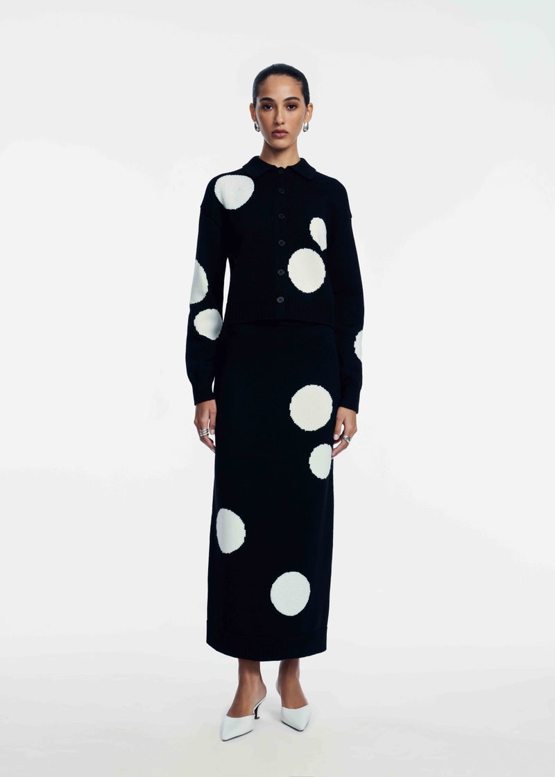 Beaded Dot Cardigan