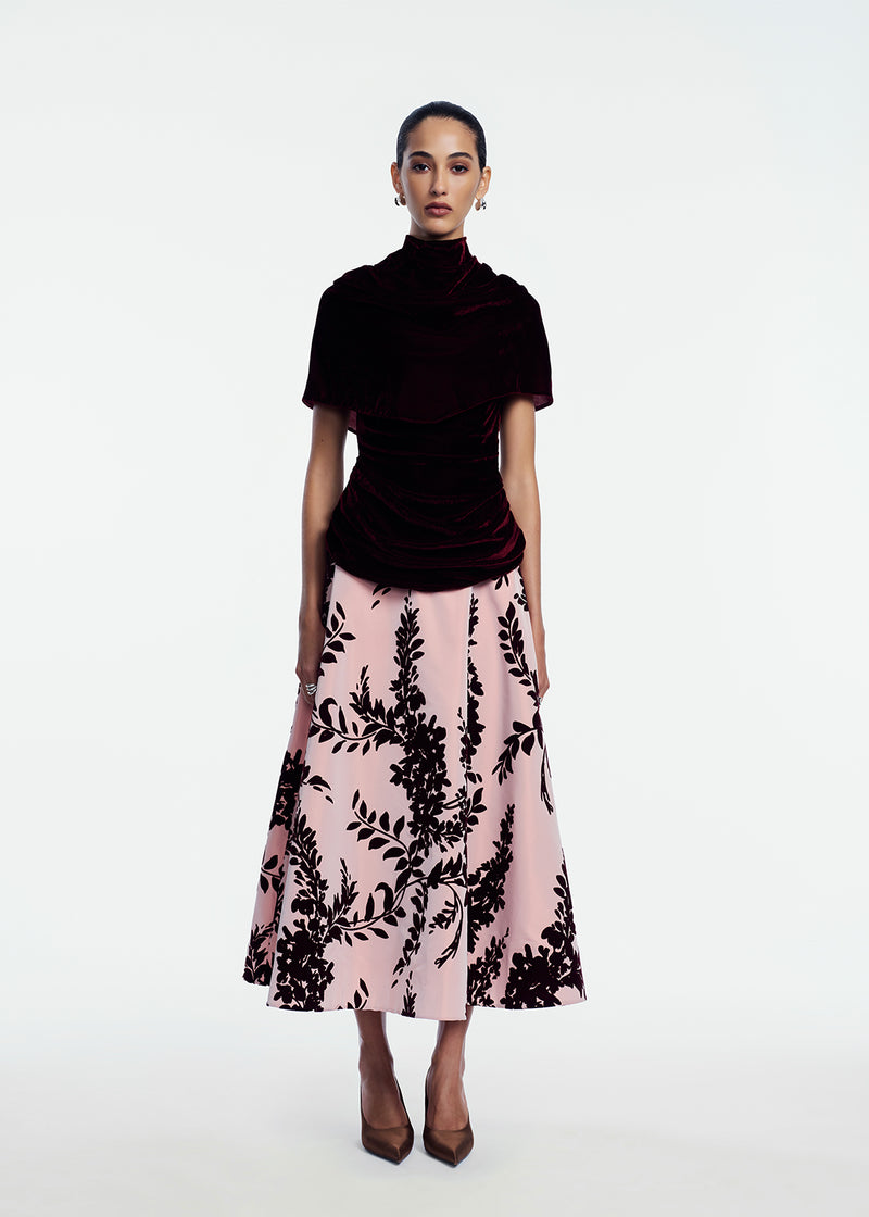 Crushed Velvet Cape