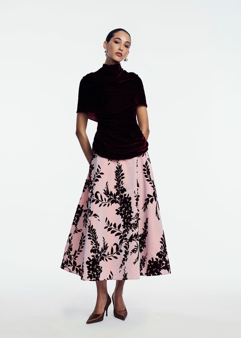 Crushed Velvet Cape